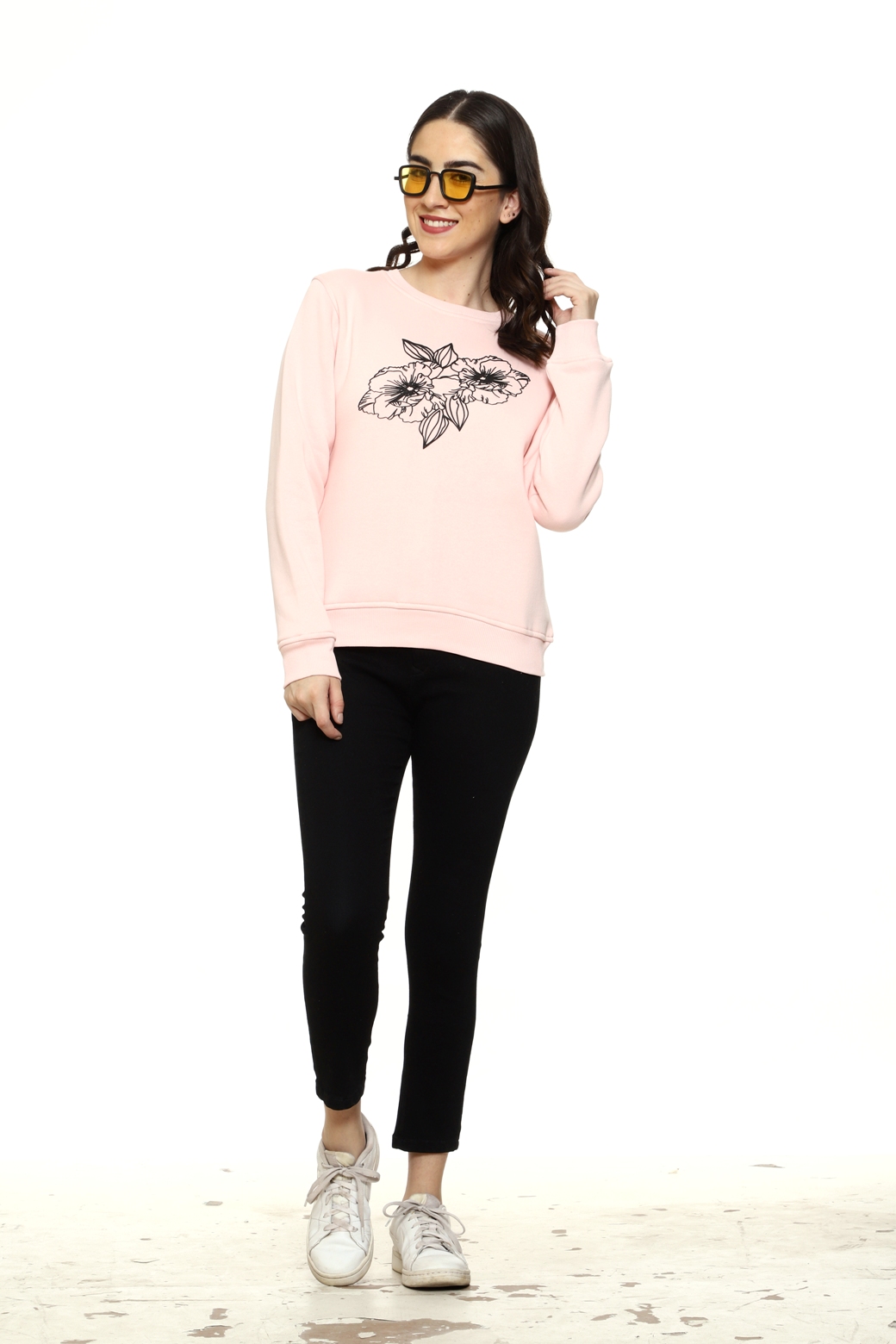 Girl Sweatshirt - Baby Pink