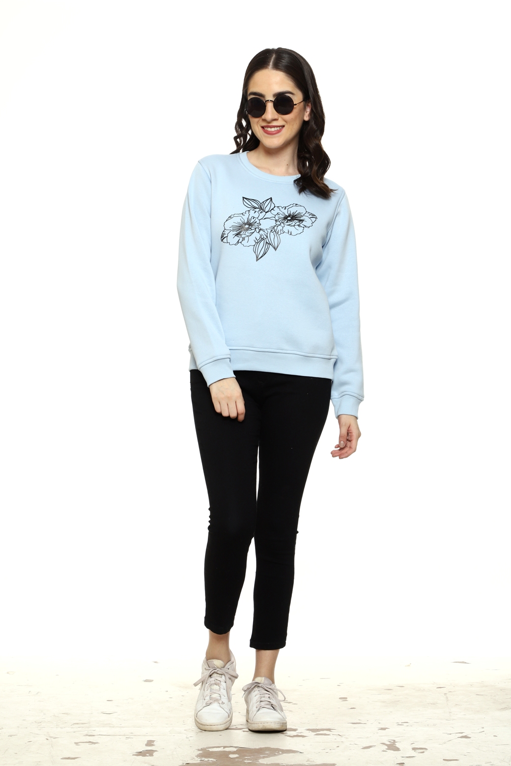 Girl Sweatshirt - sky Blue