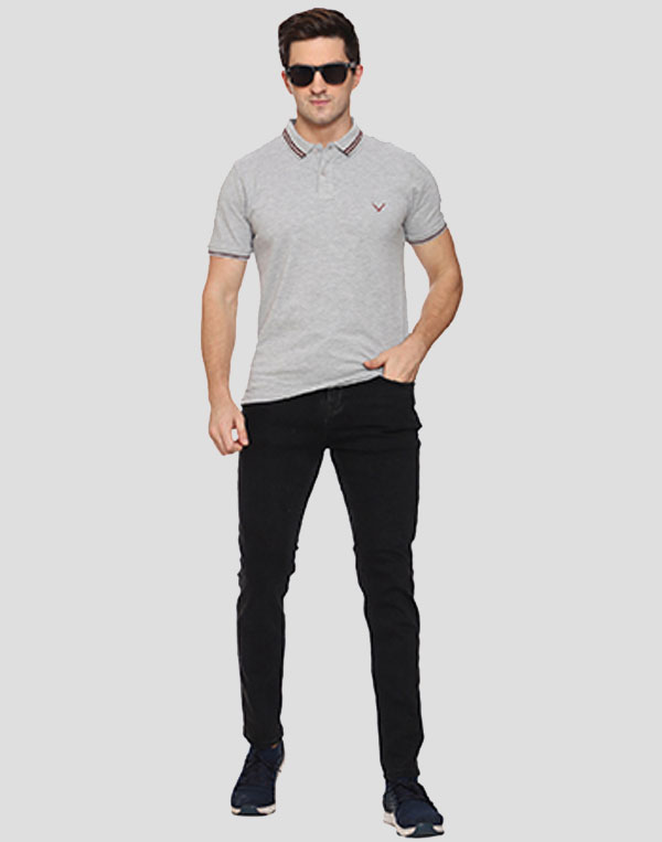 Polo T-Shirt - Grey