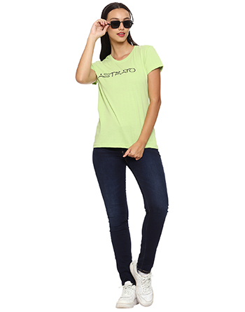 Girls Round Neck T-Shirts